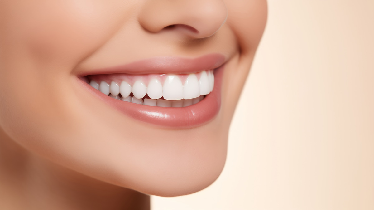 Beautiful woman smiling, illustrating the importance of orthodontic care for both aesthetic appearance and dental health through proper teeth alignment and bite relations.