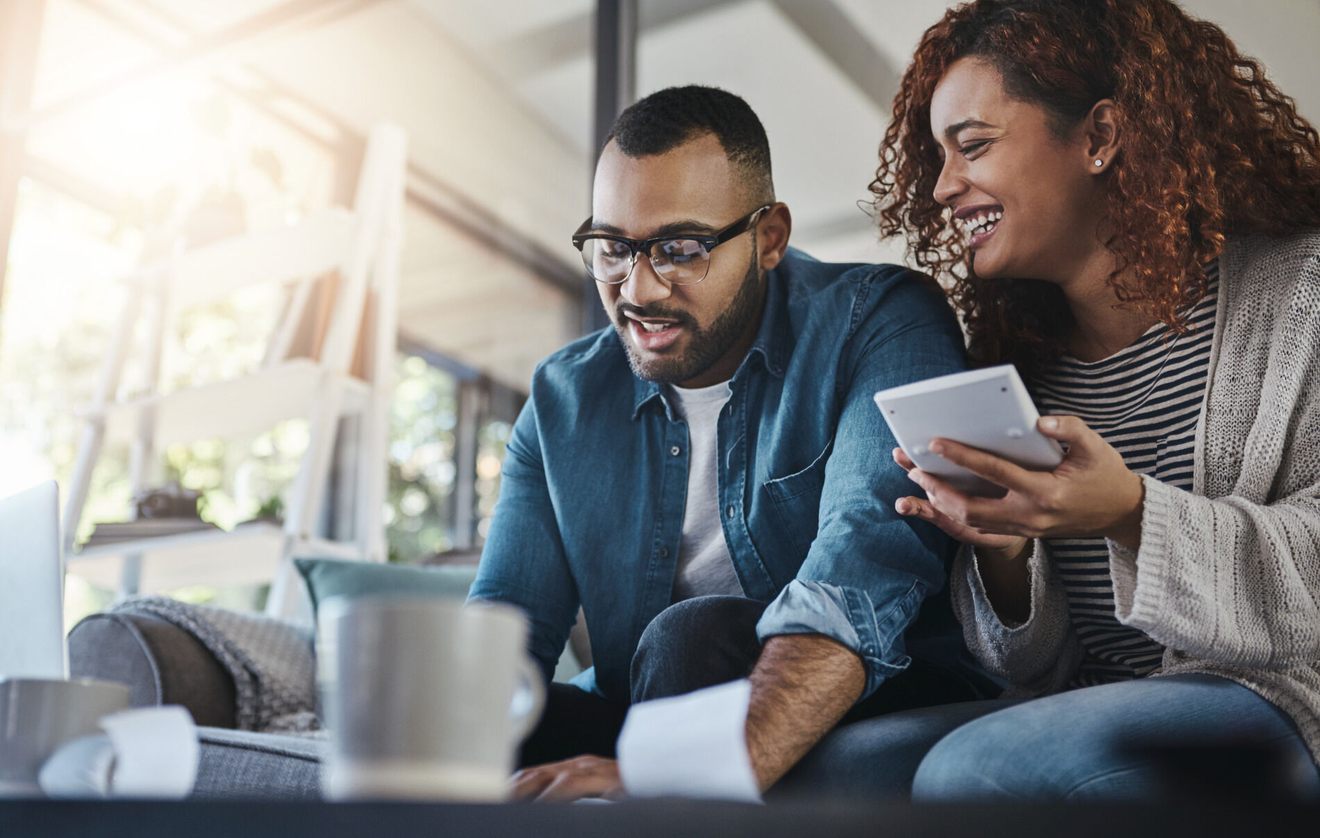 Couple reviewing their orthodontic payment plan